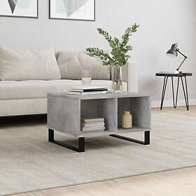 vidaXL Soffbord betonggrå 60x50x36.5 cm konstruerat trä 830552