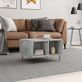 vidaXL Soffbord betonggrå 60x50x36.5 cm konstruerat trä 830544