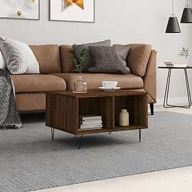 vidaXL Soffbord brun ek 60x50x36.5 cm konstruerat trä 830547
