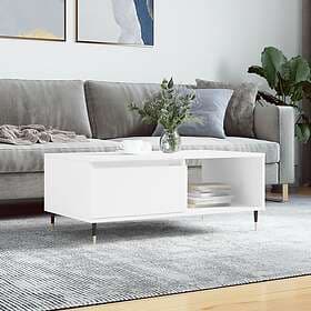 vidaXL Soffbord vit 90x50x36.5 cm konstruerat trä 830556