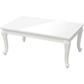 vidaXL Soffbord vit högglans 100x50x42 cm konstruerat trä 358560