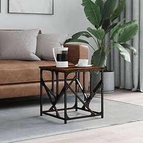 vidaXL Soffbord rökfärgad ek 45x45x47.5 cm konstruerat trä 834122