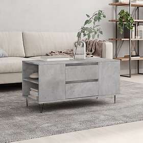 vidaXL Soffbord betonggrå 102x44.5x50 cm konstruerat trä 831000