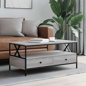 vidaXL Accent Table Grey Sonoma 100x51x45cm Constructed Wood 835302