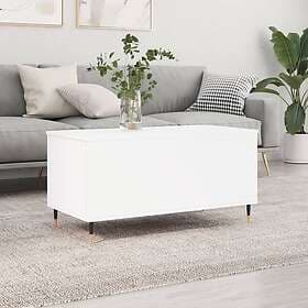 vidaXL Soffbord vit 90x44.5x45 cm konstruerat trä 830964
