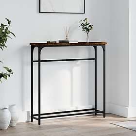 vidaXL Accent Table Smoked Oak 75x19.5x75 cm Engineered Wood 834137