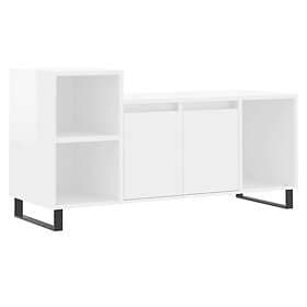 vidaXL TV Stand vit högglans 100x35x55 cm konstruerat trä 831326