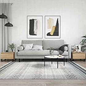 vidaXL Soffbord 2 st sonoma-ek 50x46x35 cm konstruerat trä 830883
