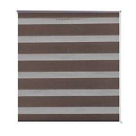 vidaXL Rullgardin randig brun 70 x 120 cm transparent 240197
