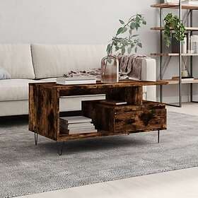 vidaXL Soffbord rökfärgad ek 90x49x45 cm konstruerat trä 831025