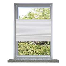 vidaXL Plisségardin 50x150 cm vit 240591