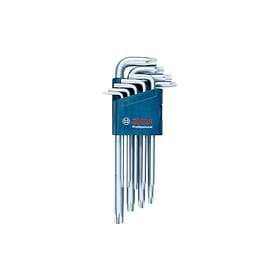 Bosch Professional Sechskantenschlüssel-Set 9 Teile Torx