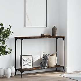 vidaXL Avlastningsbord rökfärgad ek 101x30.5x75 cm konstruerat trä 837704
