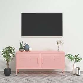 vidaXL TV Stand pink 105x35x50 cm stål 336229