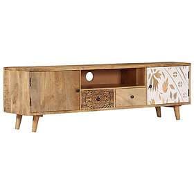 vidaXL TV Stand 140x30x40 cm massivt mangoträ 249856