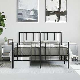 vidaXL Sängskåp med glasdörrar 2 st vit 35x37x50 cm 836519