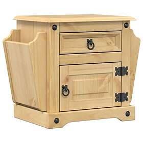 vidaXL Nightstand Corona 45x35x47.5cm Solid Pine 4005657
