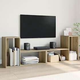 vidaXL TV-skåp 2 st sonoma-ek 75x30x50 cm konstruerat trä 840788