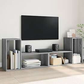 vidaXL TV-skåp 2 st grå sonoma 75x30x50 cm konstruerat trä 840791
