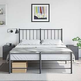 vidaXL Sängskåp 2 st antracit 34,5x39x44 cm stål 841612
