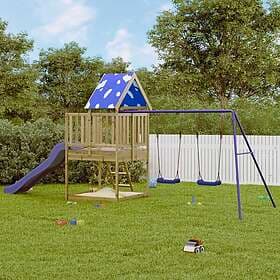 vidaXL Lekplats impregnerad furu 3279210