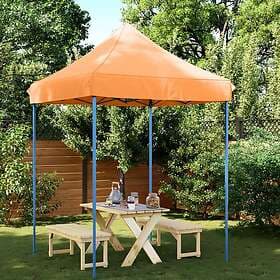 vidaXL Pop-Up hopfällbart partytält 200x200x306 cm orange 4004985