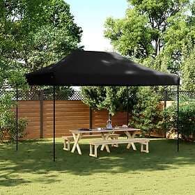 vidaXL Pop-Up Party Tent 4.4x2.9m Black