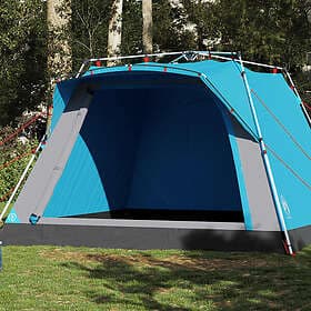 vidaXL Campingtält 4 persons blue quick setup 4004220
