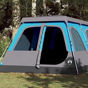 vidaXL Family Tent 10 persons blue quick setup 4004240