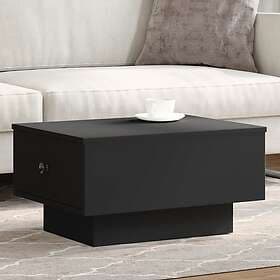 vidaXL Soffbord svart 60x45x31 cm konstruerat trä 848081