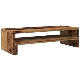 vidaXL Skärmställ åldrat trä 54x22x15 cm konstruerat trä