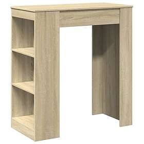vidaXL Bar table with shelf sonoma oak 95x47x103.5 cm engineered wood