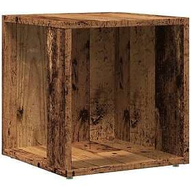 vidaXL End Table åldrat trä 33x33x34 cm