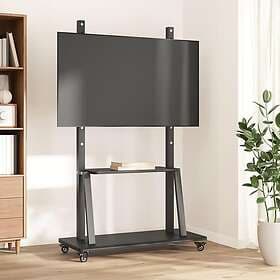 vidaXL Tv-ställ på hjul för 32-90 tums skärm max VESA 800x600 mm 100kg