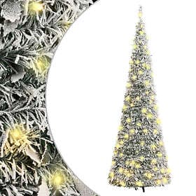 vidaXL Pop-up Snowy 150cm 100 LEDs
