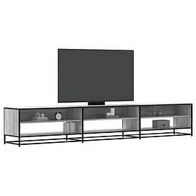 vidaXL Tv-bänk grå sonoma 270x40x46 cm konstruerat trä