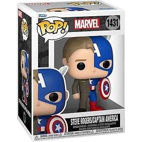 Funko POP! Vinylfigur: Marvel Captain America Steve Rogers (Split)