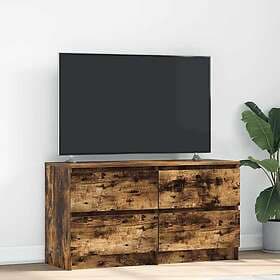 vidaXL TV-bänk rökt ek 100x35x54 cm konstruerat trä