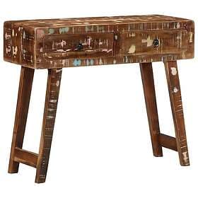 vidaXL Nightstand Brown 90x32x75cm Reclaimed Solid Wood