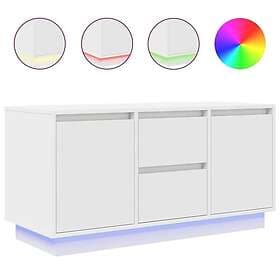 vidaXL TV-bänk with LED lights 100x41x50 cm