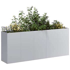 vidaXL Planter Box 200x40x80 cm Galvanized Steel