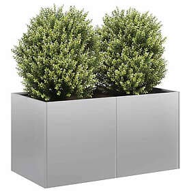 vidaXL Planter Box 80x40x40 cm Galvanized Steel
