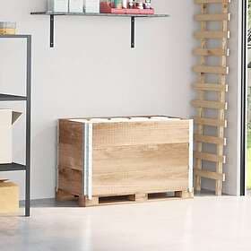 vidaXL Pallkragar 3 st 100x50 cm massivt furu