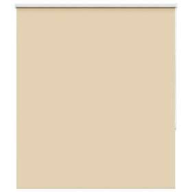 vidaXL Rullgardin mörkläggningsbar beige 130x175 cm tyg bredd 126,6 cm