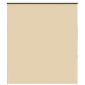 vidaXL Rullgardin mörkläggningsbeige 120x150 cm tyg bredd 116,6 cm