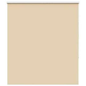 vidaXL Rullgardin mörkläggningsbeige 125x175 cm tyg bredd 121,6 cm