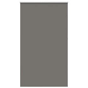 vidaXL Rullgardin mörkläggning grå 135x210 cm tyg bredd 131,6 cm