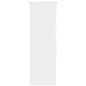 vidaXL Rullgardin mörkläggningsgardin vit 40x175 cm tyg bredd 35,7 cm