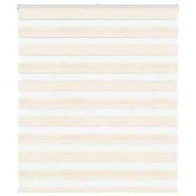vidaXL Rullgardin zebra 130x150 cm tyg bredd 125,9 polyester