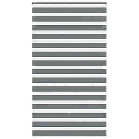 vidaXL Zebra Roller Blind Dark Grey 135x230 cm Polyester